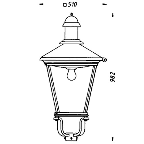 Historical luminaire thl-120 drawing