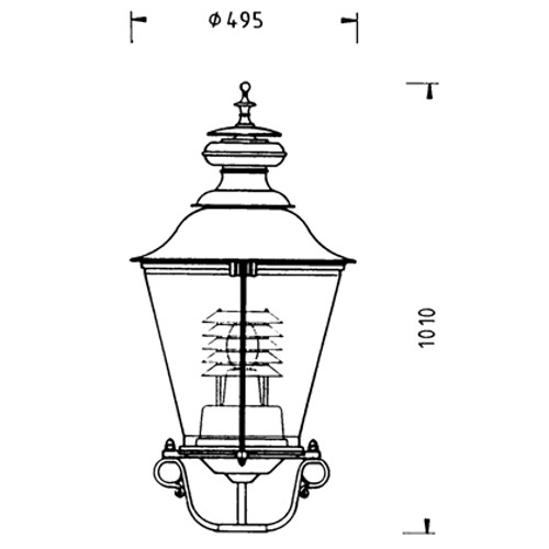 Historical luminaire thl-316 drawing