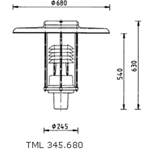 Decorative Luminaire TML-345 S dreawing