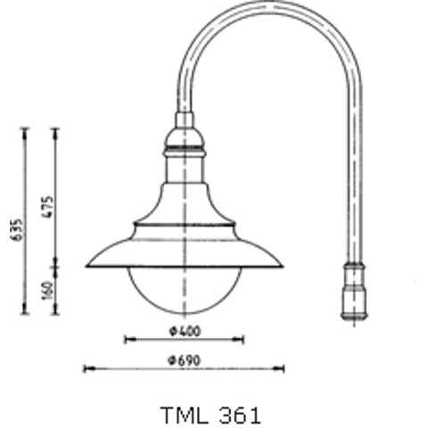 dekorative Leuchte TML-361 drawing