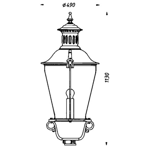 Historical luminaire thl-310 drawing