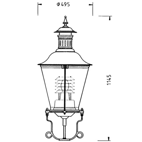 Historical luminaire thl-315 drawing