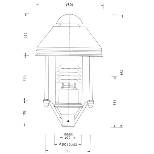 Historical luminaire thl-331 drawing