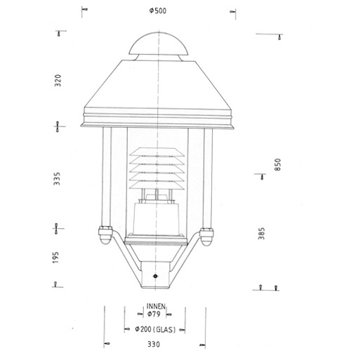 Historical luminaire thl-320 drawing