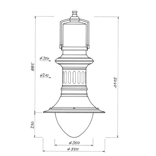 Historical luminaire thl-336 drawing