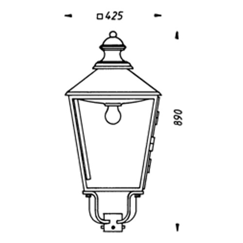 Historical luminaire thl-130 drawing